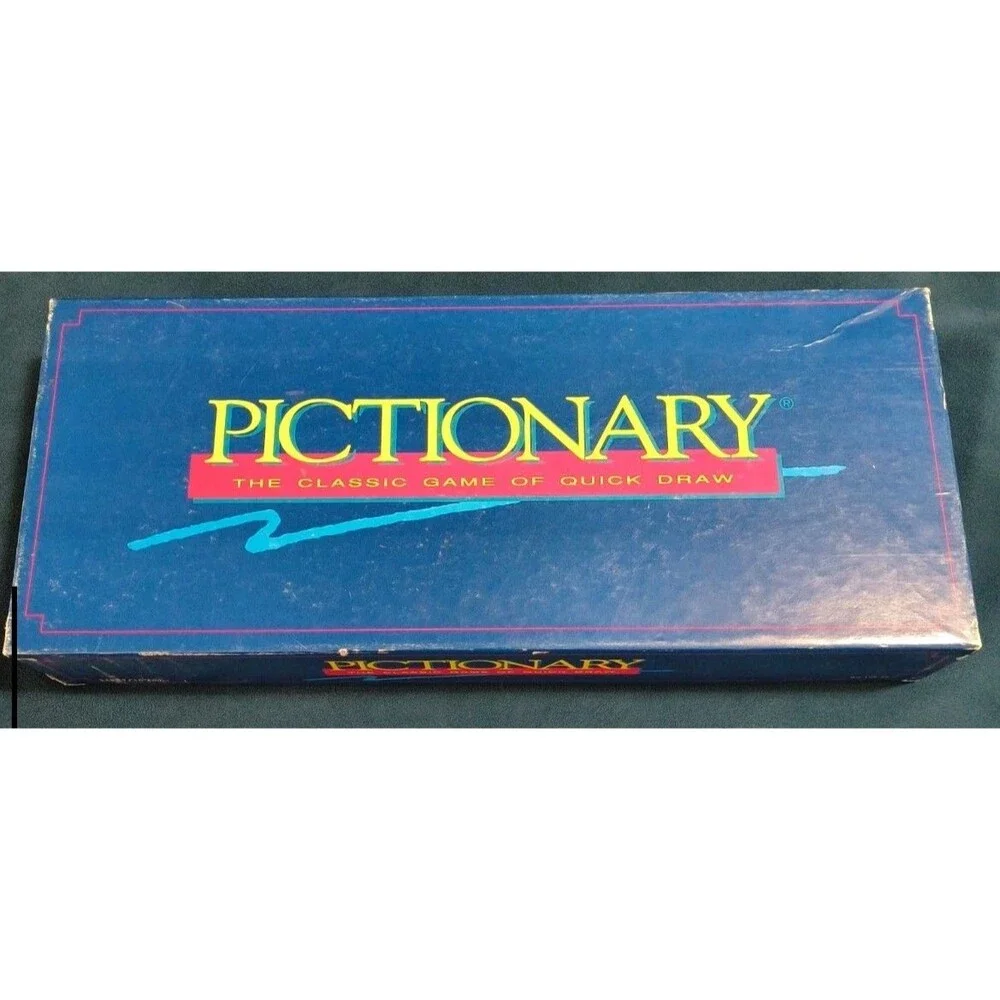 1993 90s Edition Pictionary Classic Board Game Of Quick Draw - Complete